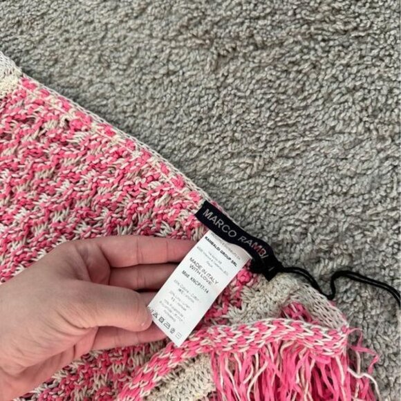 Marco Rambaldi‎ SSENSE Exclusive Knitted Braided Fringe Halter Top NWT Sz XS - Picture 6 of 7